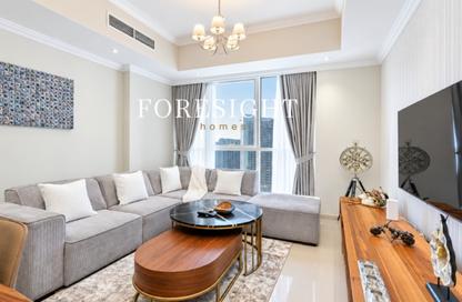 Apartment - 2 - 2 for rent in Dunya Tower - Burj Khalifa Area - Downtown Dubai - Dubai