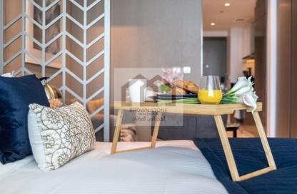 Apartment - Studio - 1 Bathroom for rent in Damac Maison Prive B - Damac Maison Prive - Business Bay - Dubai
