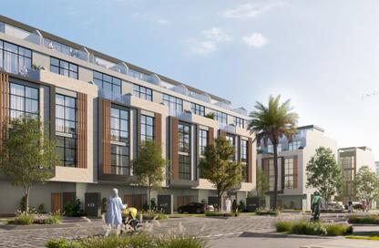 Townhouse - 3 - 3 for sale in Reportage Village Khalifa City - Khalifa City - Abu Dhabi