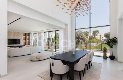 Villa - 5 Bedrooms - 6 Bathrooms for rent in Entertainment Foyer - Mediterranean Clusters - Jumeirah Islands - Dubai