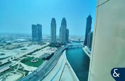 شقة - 2 غرف نوم - 2 حمامات للايجار في برج تشرشل السكني - أبراج تشرشل - الخليج التجاري - دبي