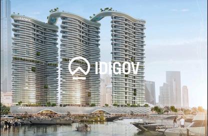 Apartment - 1 - 2 for sale in Damac Bay Tower C - Damac Bay - Dubai Harbour - Dubai