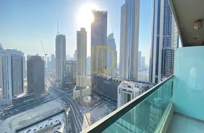 شقة - غرفة نوم - 2 حمامات للايجار في برج أبر كريست - وسط مدينة دبي - دبي