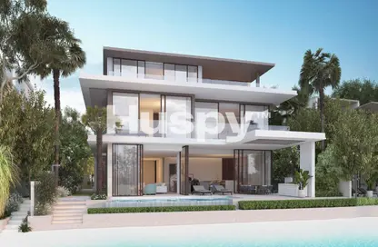 Villa - 6 Bedrooms for sale in Beach Collection Frond C - Beach Collection - Palm Jebel Ali - Dubai