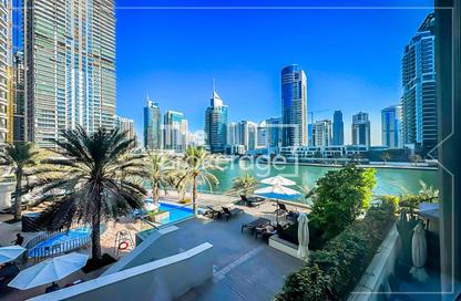 Apartment - 1 Bedroom - 2 Bathrooms for rent in Fairfield Tower - Park Island - Dubai Marina - Dubai