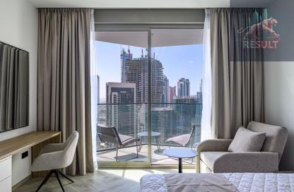 Apartment - Studio - 1 Bathroom for rent in Peninsula Three - Peninsula - Business Bay - Dubai