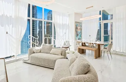 Apartment - 3 Bedrooms - 5 Bathrooms for rent in Marinascape Oceanic - Trident Marinascape - Dubai Marina - Dubai