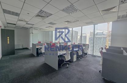 Office Space - Studio - 1 Bathroom for rent in The Prism - Business Bay - Dubai
