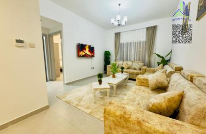 Apartment - 1 - 2 for rent in Corniche Tower - Ajman Corniche Road - Ajman