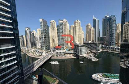 Apartment - 1 Bedroom - 2 Bathrooms for rent in Silverene Tower B - Silverene - Dubai Marina - Dubai