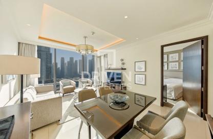 Apartment - 1 - 2 for rent in The Address Residence Fountain Views 1 - The Address Residence Fountain Views - Downtown Dubai - Dubai