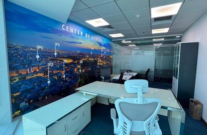 Business Centre - Studio - 4 Bathrooms for rent in The Prime Tower - Business Bay - Dubai