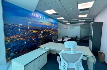 Business Centre - Studio - 4 Bathrooms for rent in The Prime Tower - Business Bay - Dubai