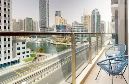 Apartment - 1 Bedroom - 2 Bathrooms for rent in Sparkle Tower 3 - Sparkle Towers - Dubai Marina - Dubai
