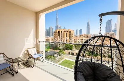 Apartment - 2 Bedrooms - 4 Bathrooms for rent in Bellevue Tower 1 - Bellevue Towers - Downtown Dubai - Dubai