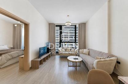 Apartment - 1 Bedroom - 2 Bathrooms for rent in AURA by Grovy - District 14 - Jumeirah Village Circle - Dubai