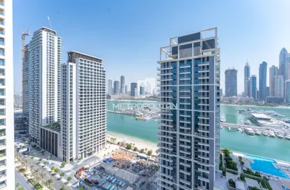 Apartment - 1 Bedroom - 1 Bathroom for sale in Grand Bleu Tower 2 - EMAAR Beachfront - Dubai Harbour - Dubai