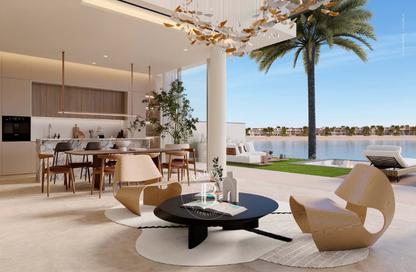 Villa - 6 - 7 for sale in Beach Collection Frond C - Beach Collection - Palm Jebel Ali - Dubai