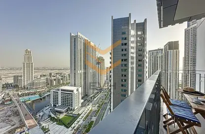 شقة - 3 غرف نوم - 4 حمامات للايجار في برج كريك جيت 1 - بوابة الخور - مرسى خور دبي - دبي