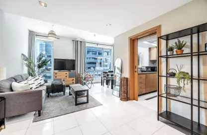 شقة - غرفة نوم - 2 حمامات للايجار في برج بلاكلي - بارك أيلندز - دبي مارينا - دبي