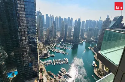 Apartment - 3 Bedrooms - 4 Bathrooms for rent in Damac Heights - Dubai Marina - Dubai