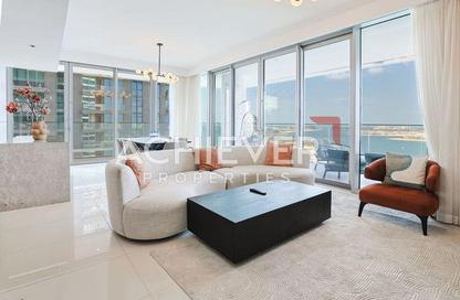 Apartment - 3 Bedrooms - 3 Bathrooms for rent in Beach Isle Tower 2 - Beach Isle - Emaar Beachfront - Dubai Harbour - Dubai