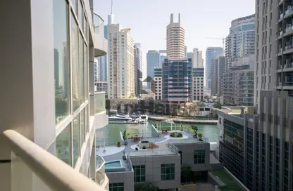 شقة - غرفة نوم - 2 حمامات للبيع في برج ذا بوينت - دبي مارينا - دبي