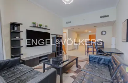 Apartment - 1 Bedroom - 2 Bathrooms for rent in Ocean Heights - Dubai Marina - Dubai