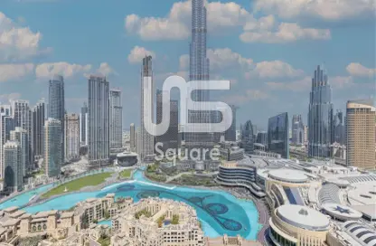 شقة - غرفة نوم - 2 حمامات للايجار في فندق برج ليك - العنوان داون تاون - وسط مدينة دبي - دبي