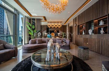 Apartment - 4 - 5 for rent in Burj Vista Tower 2 - Burj Vista - Downtown Dubai - Dubai