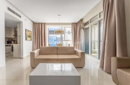 Apartment - 1 Bedroom - 2 Bathrooms for rent in DAMAC Maison The Vogue - Business Bay - Dubai