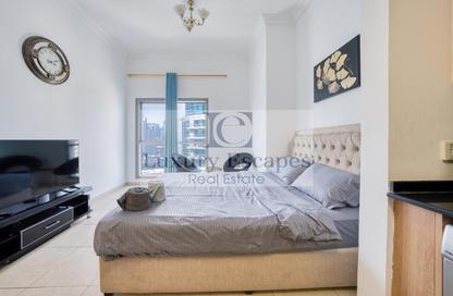 Apartment - Studio - 1 Bathroom for rent in Zumurud Tower - Dubai Marina - Dubai