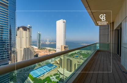 Apartment - 2 - 2 for rent in The Royal Oceanic - Dubai Marina - Dubai