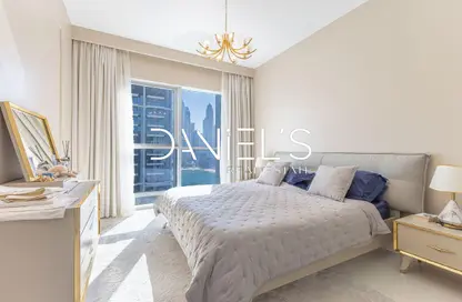 شقة - غرفة نوم - 1 حمام للايجار في برج Beach Isle 2 - بيتش آيل - إعمار بيتشفرونت - دبي هاربور - دبي