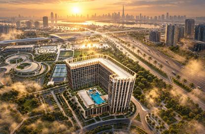 Apartment - 1 - 2 for sale in Binghatti Starfall - Al Jaddaf - Dubai