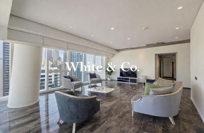 Apartment - 4 Bedrooms - 5 Bathrooms for rent in Damac Heights - Dubai Marina - Dubai