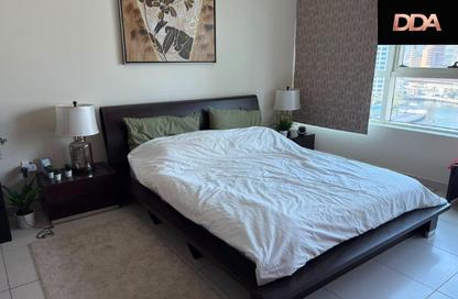 Apartment - 1 Bedroom - 2 Bathrooms for rent in Marina View Tower B - Marina View - Dubai Marina - Dubai