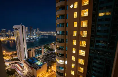 شقة - غرفة نوم - 2 حمامات للبيع في مساكن النخبة - دبي مارينا - دبي