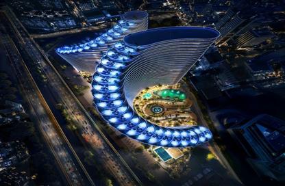 Apartment - 1 Bedroom - 2 Bathrooms for sale in Binghatti Skyflame 2 - Binghatti Skyflame - Majan - Dubai