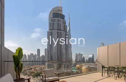 Apartment - 1 Bedroom - 2 Bathrooms for rent in Boulevard Point - Downtown Dubai - Dubai