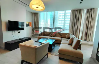 Apartment - 1 Bedroom - 2 Bathrooms for rent in Downtown Plaza Hotel Apartments - Hamdan Street - Abu Dhabi