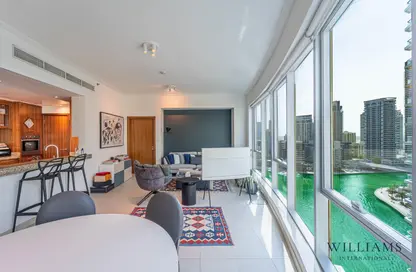 شقة - غرفة نوم - 2 حمامات للبيع في برج بيوبورت - مارينا بروموناد - دبي مارينا - دبي