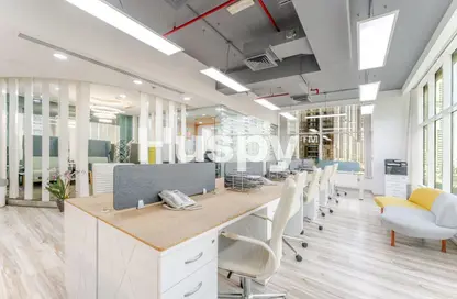 مكتب - غرفة نوم - 1 حمام للايجار في برج كلوفر - الخليج التجاري - دبي