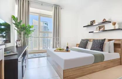 Apartment - Studio - 1 Bathroom for rent in Goldcrest Executive - JLT Cluster C - Jumeirah Lake Towers - Dubai