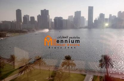 Office Space - 1 Bedroom - 2 Bathrooms for rent in Al Majaz Tower - Al Majaz - Sharjah