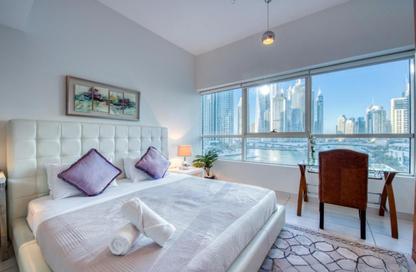Apartment - 1 Bedroom - 1 Bathroom for rent in Marina View Tower B - Marina View - Dubai Marina - Dubai