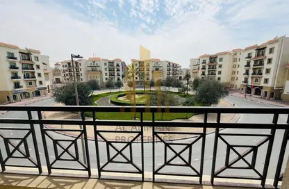 شقة - غرفة نوم - 2 حمامات للايجار في K03 - طراز يوناني - المدينة العالمية - دبي