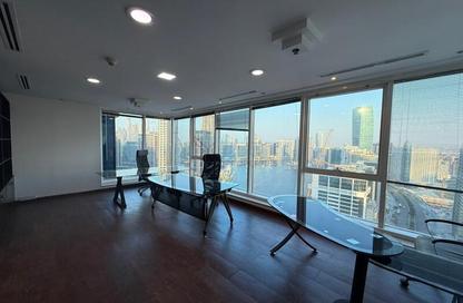 Office Space - Studio - 1 Bathroom for rent in Churchill Executive Tower - Churchill Towers - Business Bay - Dubai