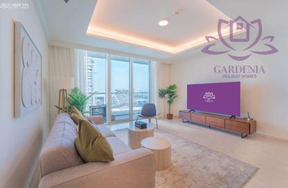 Apartment - 1 - 1 for rent in Palace Beach Residence Tower 1 - Palace Beach Residence - Emaar Beachfront - Dubai Harbour - Dubai