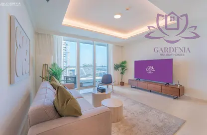 شقة - غرفة نوم - 1 حمام للايجار في برج Palace Beach ريزيدنس 1 - بالاس بيتش ريزيدنس - إعمار بيتشفرونت - دبي هاربور - دبي